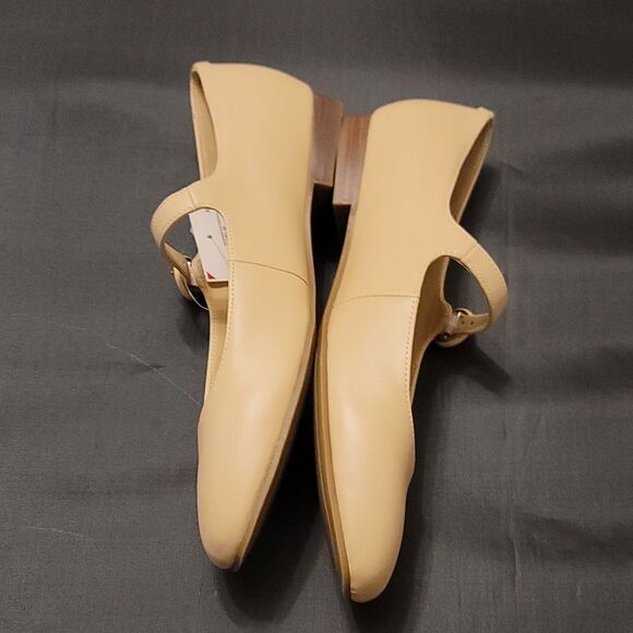 BRAND NEW  MARC MARY JANE CHUNKY LOW  HEEL ROUND TOE ANKLE STRAP FLATS - Picture 9 of 16